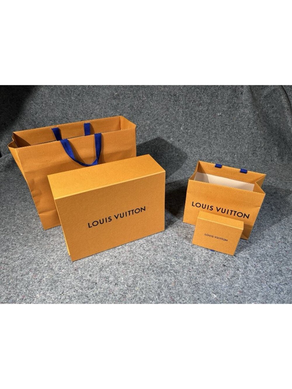 Louis Vuitton Empty Box Set Gift Bag Dust Bag Tissue Authentic Packaging Bundle
